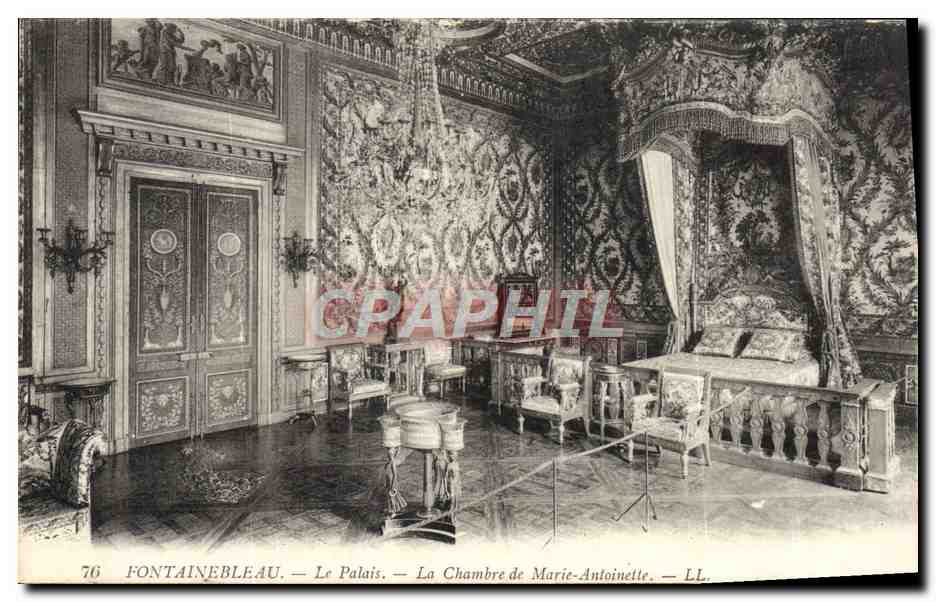 Fontainebleau — The Palace — Marie-Antoinette's Room — LL. — n°76