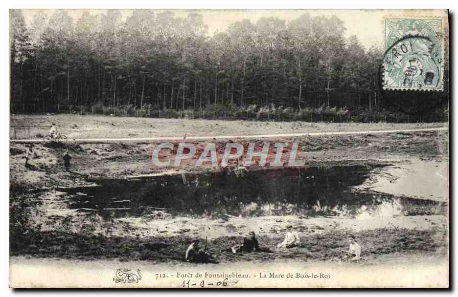 Wald von Fontainebleau - La Mare de Bois-le-Roi — Verlag CPAPHIL, Nr. 712