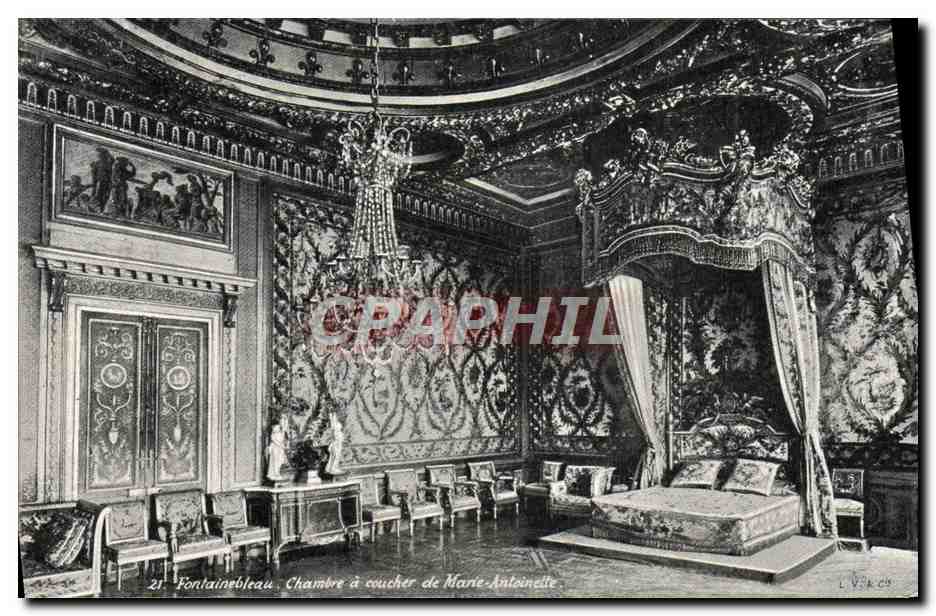 Fontainebleau - Habitación de Marie-Antoinette — L. Véron & Cie, n°21