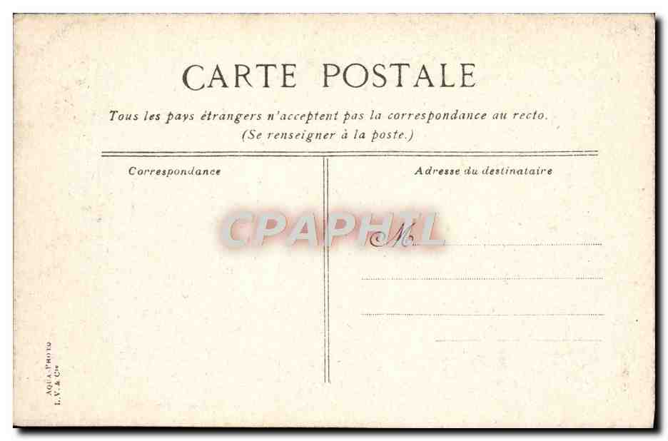 Fontainebleau. Sitzungssaal. Ensemble — L.V. & C. n°17 — Rückseite