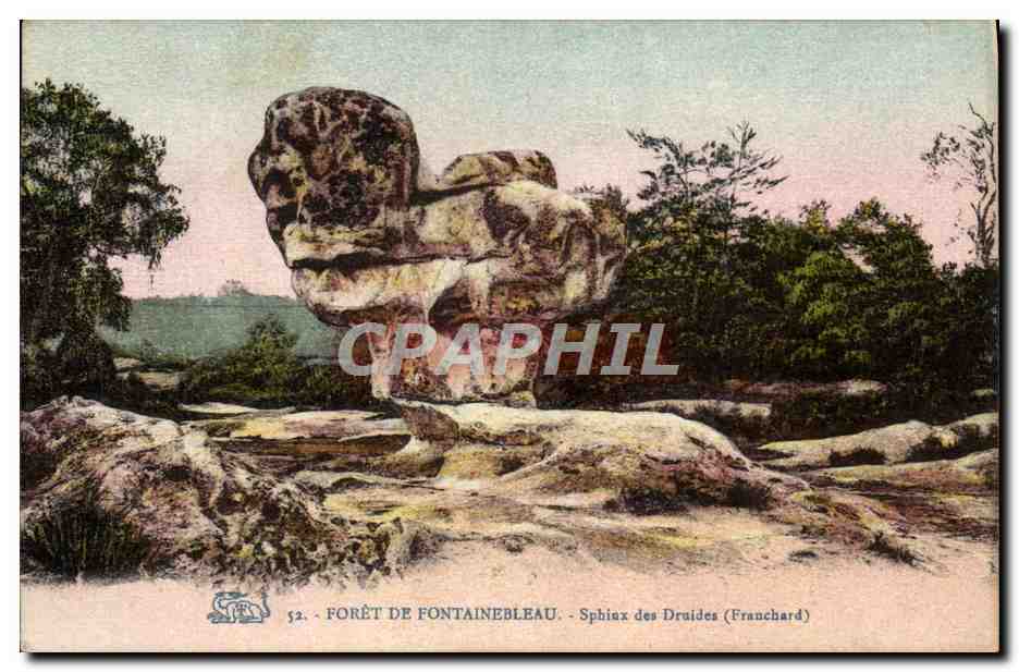 Foresta di Fontainebleau — Il Sfinge dei Druidi (Frauchard) — n°52