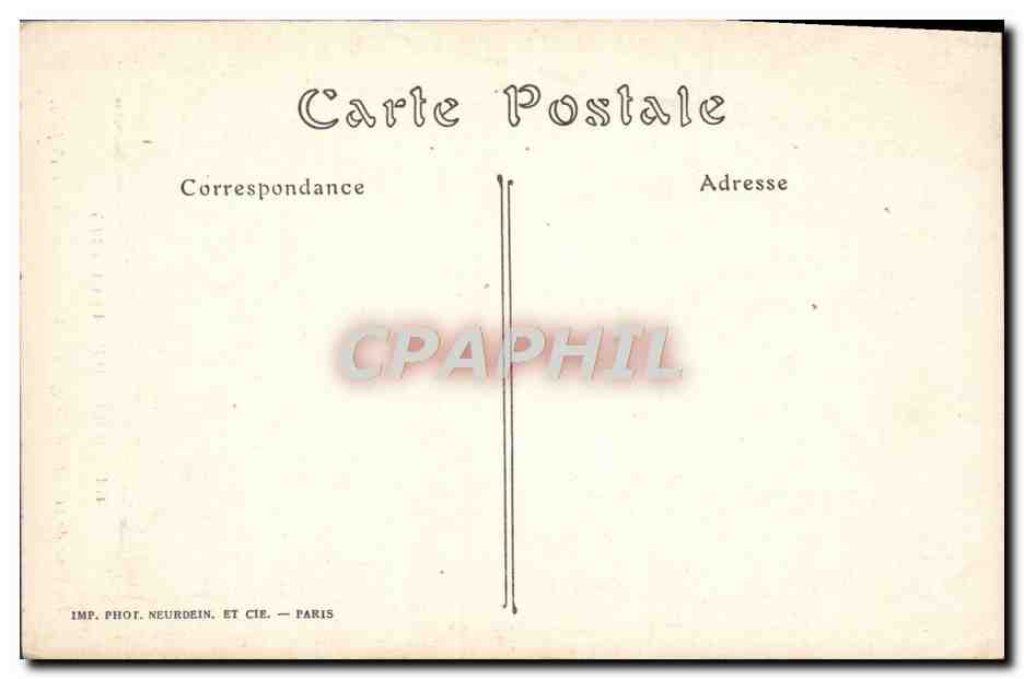 CPA Soissons La Tour de la Cathedrale apres le Bombardement Militaria — Rückseite