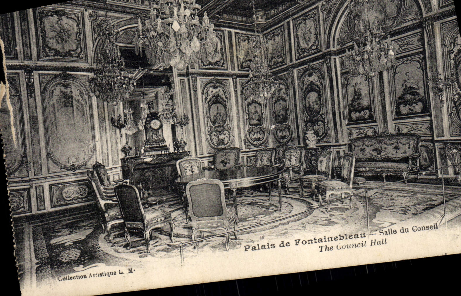 Palacio de Fontainebleau — Sala del Consejo — Colección Artística L. M.