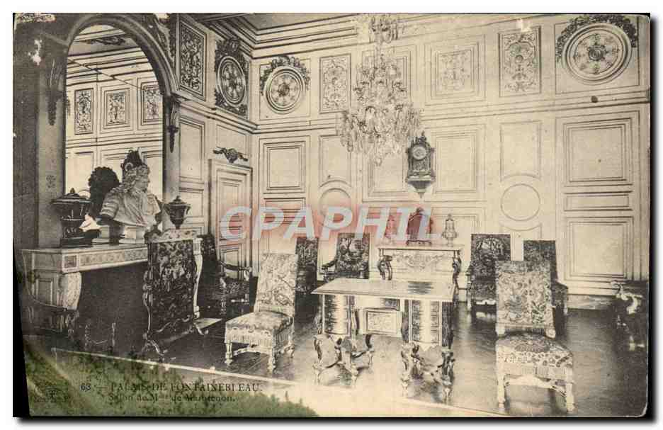 Palazzo di Fontainebleau — Salone del Marechale de Richelieu — Editore anonimo, n° 63