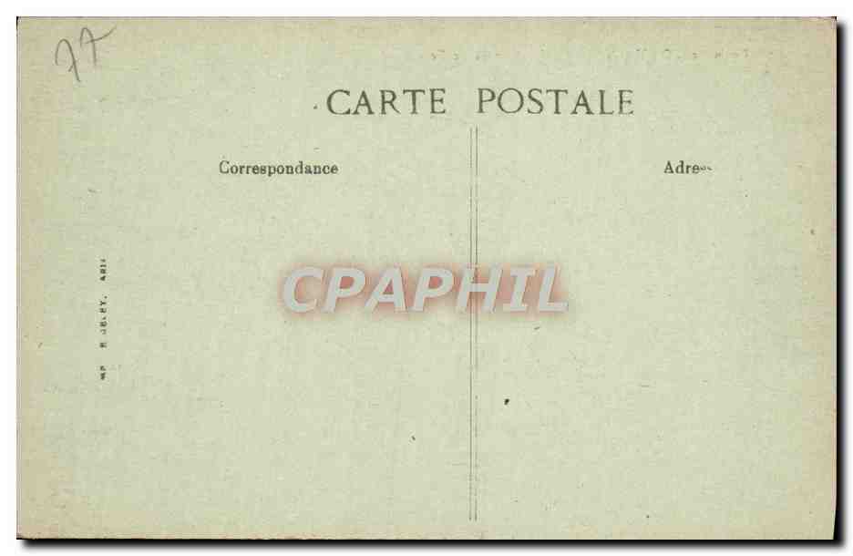 Woud van FONTAINEBLEAU — Croix de Franchard — Siron édit, Fontainebleau — Achterkant