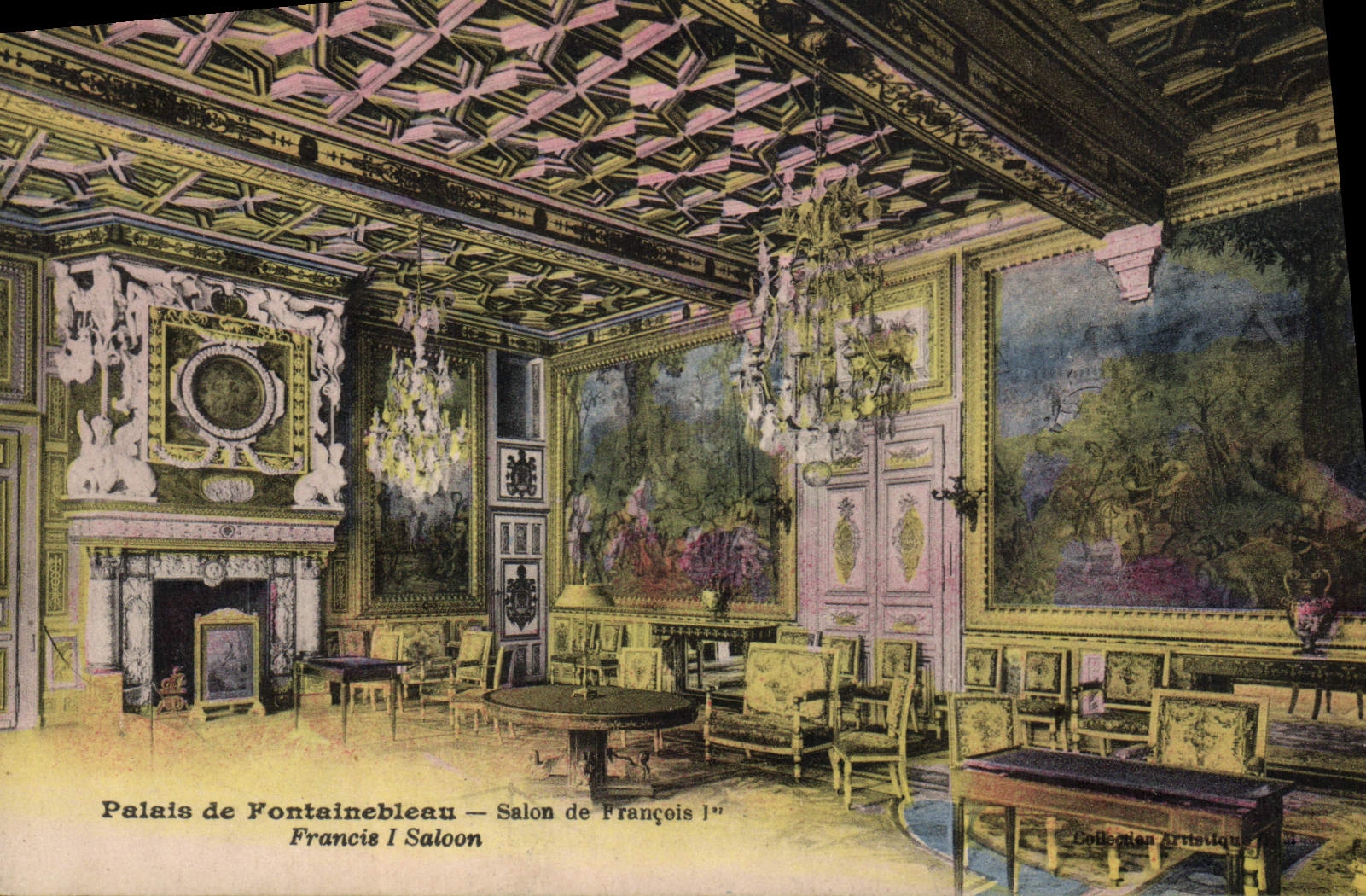 Palacio de Fontainebleau — Salón de Francisco I — Colección Artística