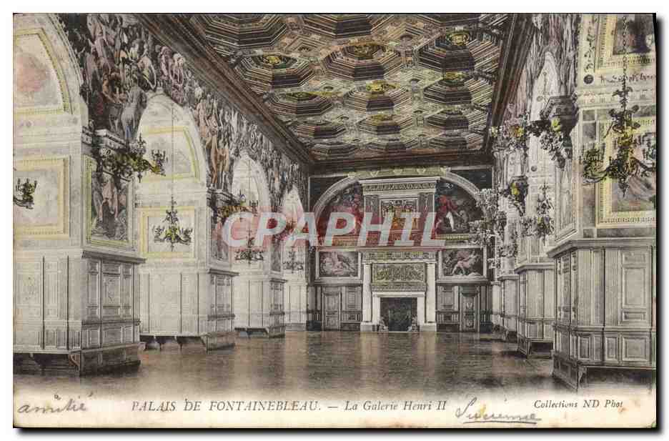 Palais de Fontainebleau — La Galerie Henri II — Collections ND Phot