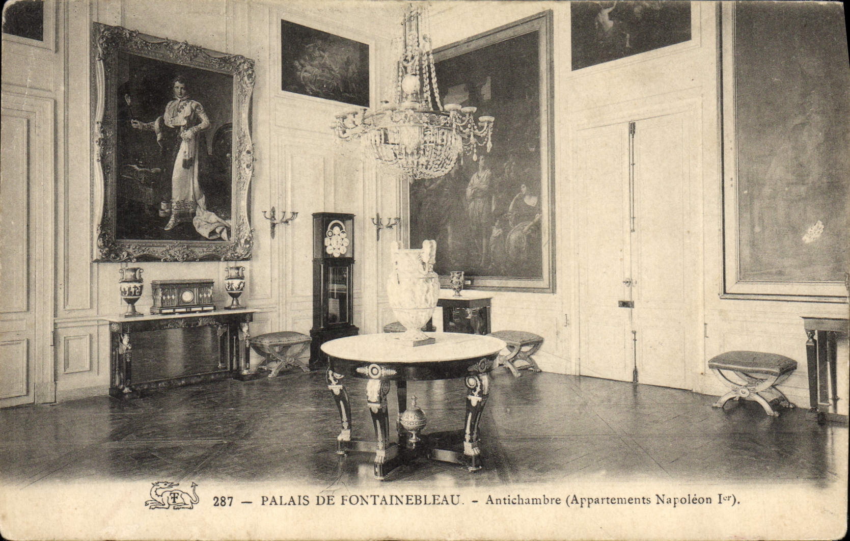 Palacio de Fontainebleau — Antecámara (Apartamentos de Napoleón I) — Editor CPAPHIL, n° 287
