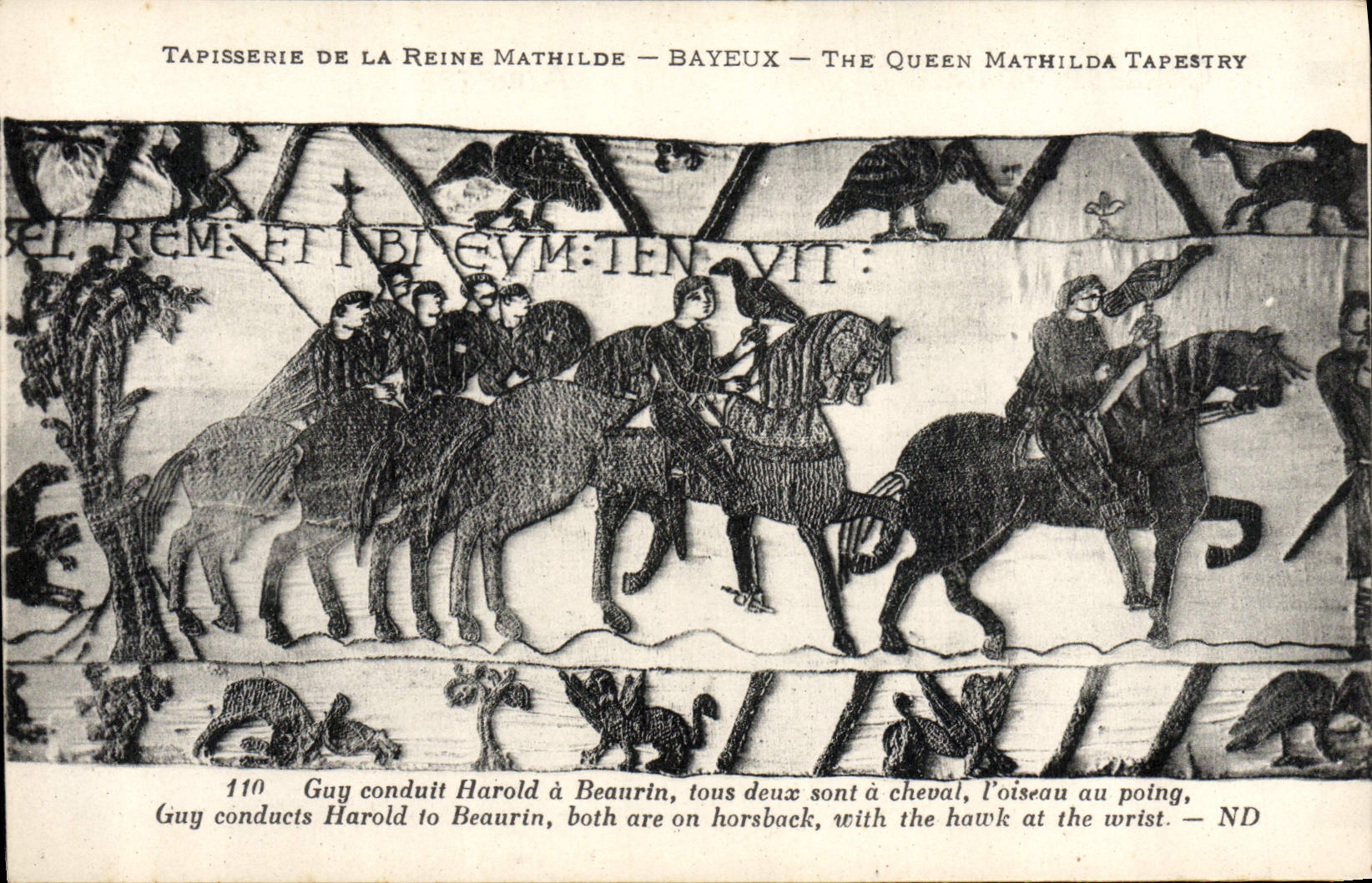Tapisserie de la Reine Mathilde — Bayeux — The Queen Mathilda Tapestry — scène 110