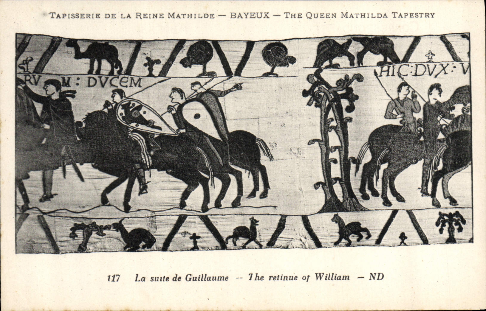 Tapisserie der Königin Mathilde — Bayeux — Die Tapisserie der Königin Mathilde — Die Gefolgschaft des Wilhelm — ND