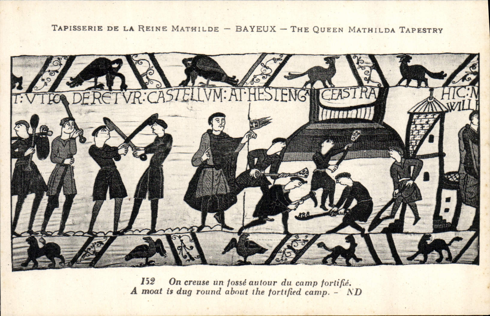 Tapisserie de la Reine Mathilde — Bayeux — The Queen Mathilda Tapestry — scène 152