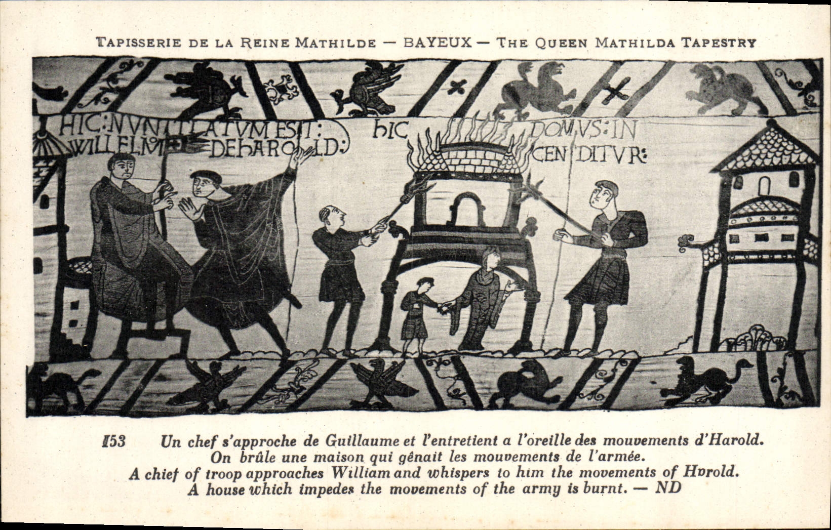 Tapisserie de la Reine Mathilde — Bayeux — The Queen Mathilda Tapestry — scène n°153