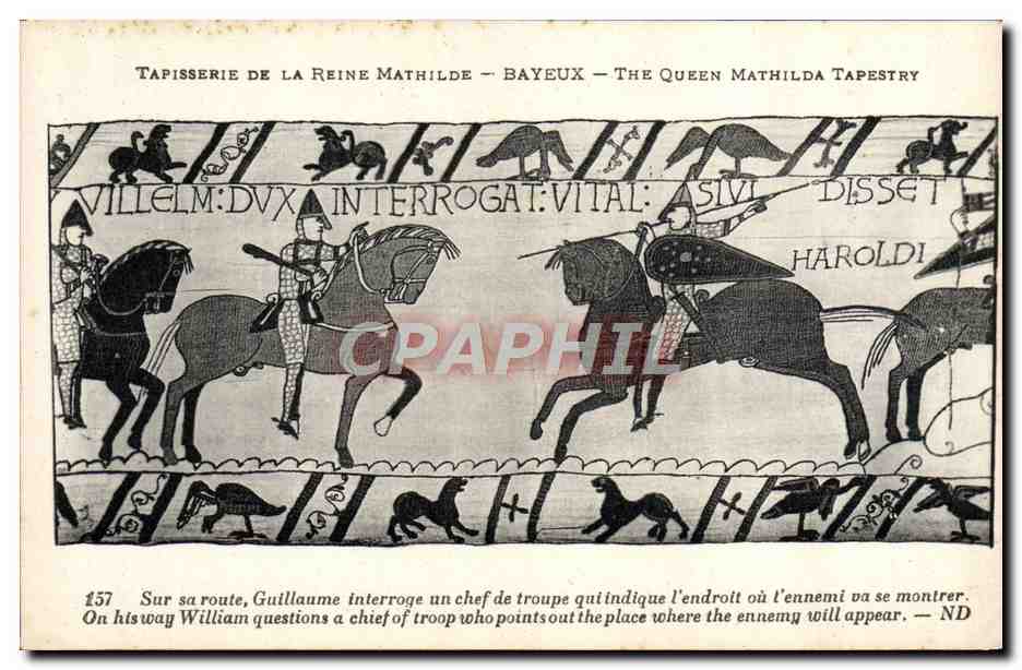 Tapisserie de la Reine Mathilde — Bayeux — The Queen Mathilda Tapestry — scène 157