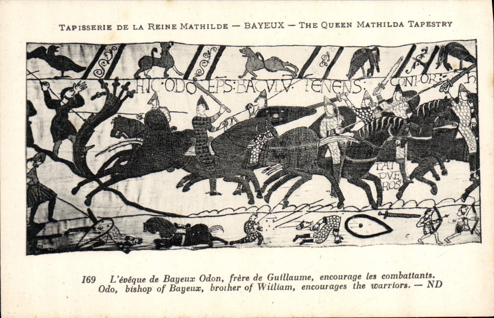 Tapisserie de la Reine Mathilde — Bayeux — The Queen Mathilda Tapestry — scène 169