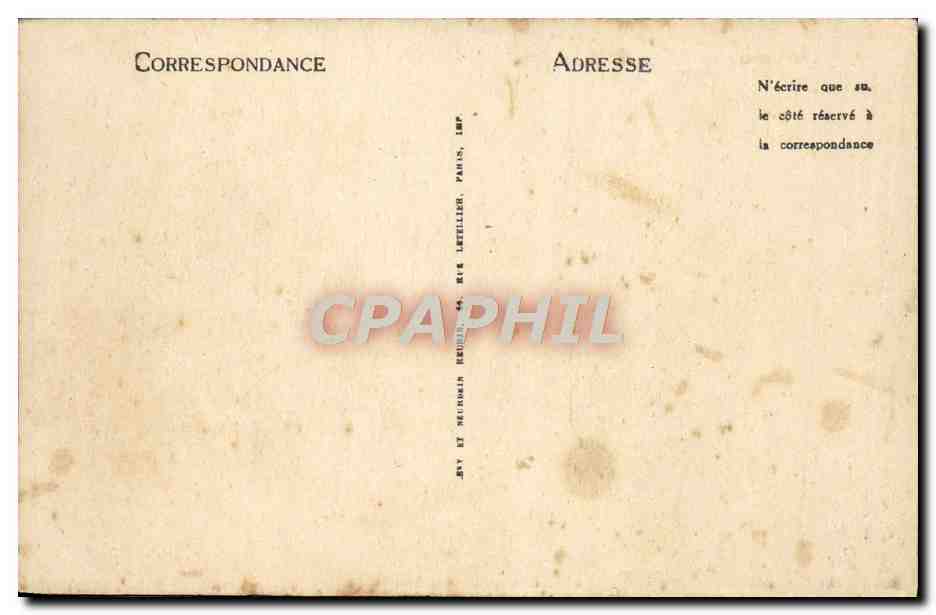 CPA Tapisserie de la Reine Mathilde Bayeux Les anglais prirent la fuite — Verso