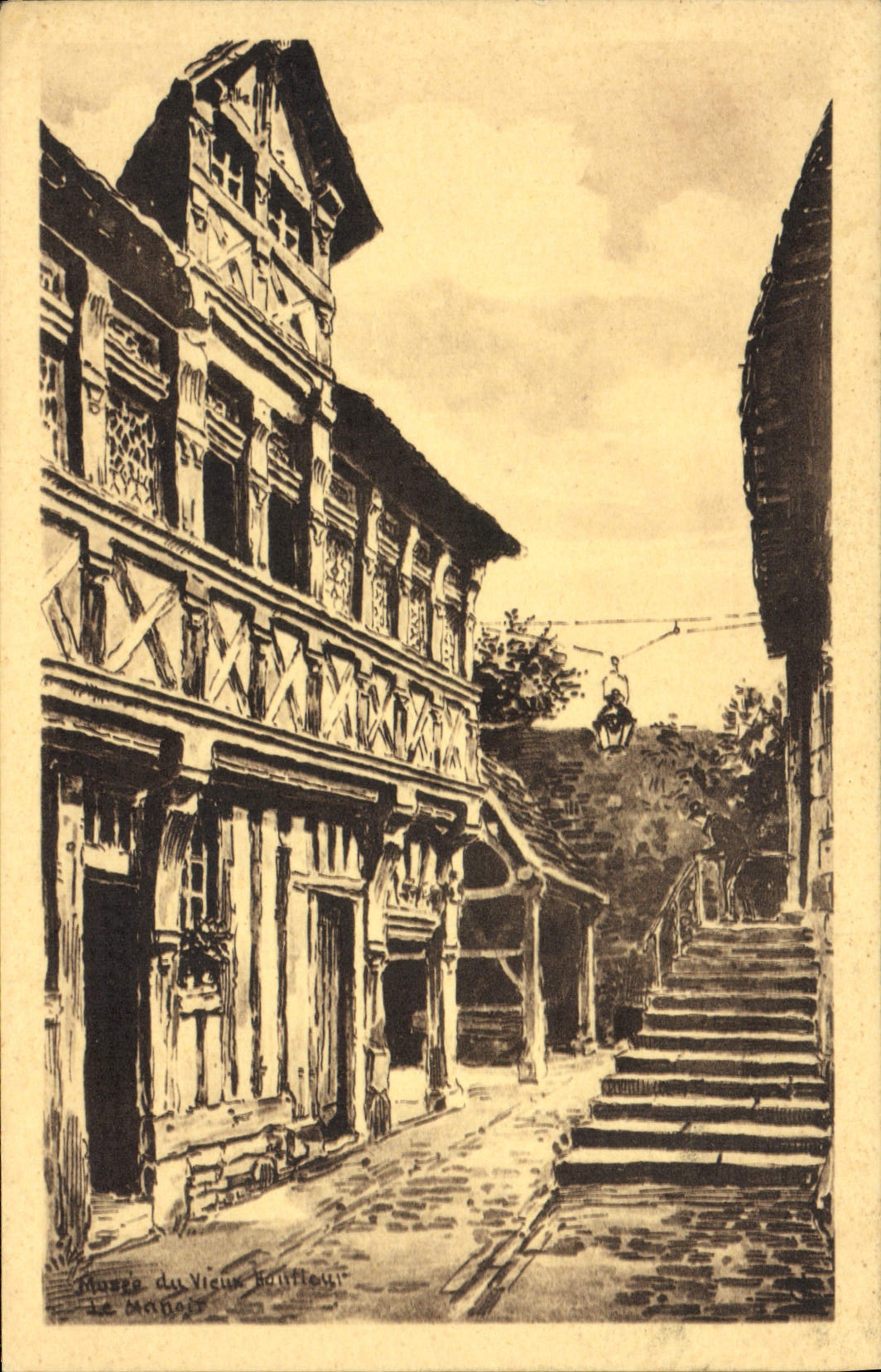 CPA Musee du Vieux Honfileur le Manoir 