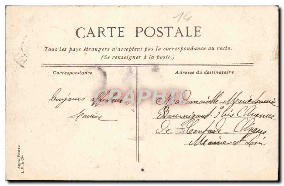 CPA Trouville Les Villas et Chalets  — Verso