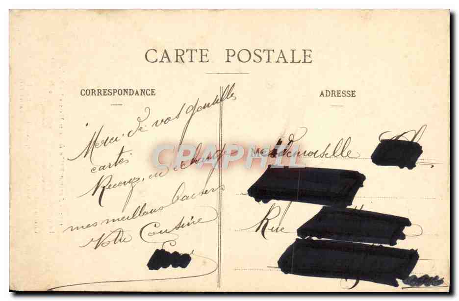 CPA Jeune Fille a son Rouet Enfant Folklore  — Verso