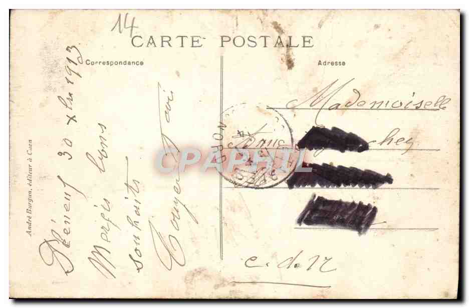 CPA Tourgeville  — Rückseite