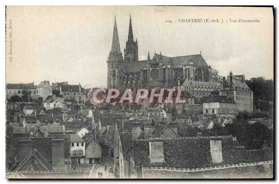 CPA Chartres Vue d'ensemble 