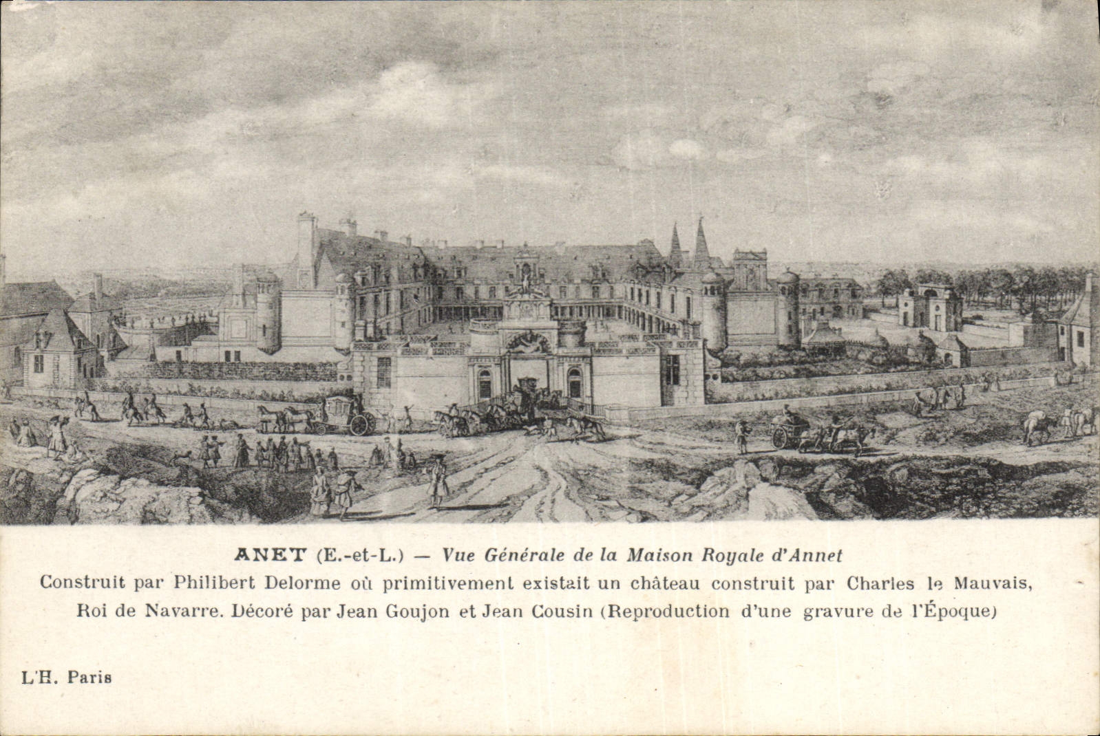 Anet (E.-et-L.) — Vue Générale de la Maison Royale d'Annet — L'H. Paris