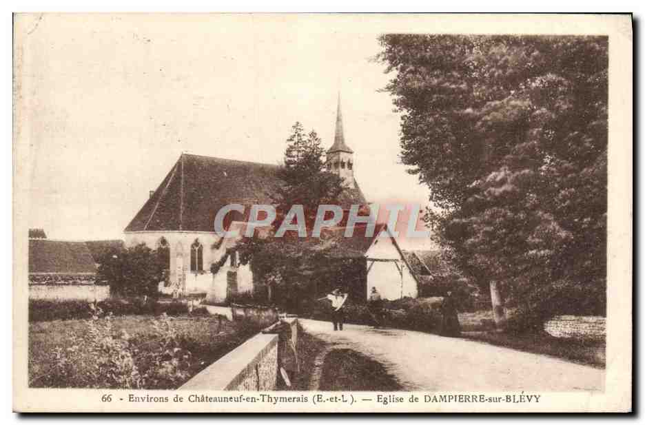 CPA Environs de Chateauneuf en Thymerais Eglise de Dampierre sur Blevy 