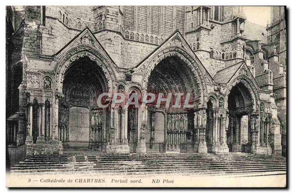 Cathédrale de Chartres — Portail nord — ND Phot
