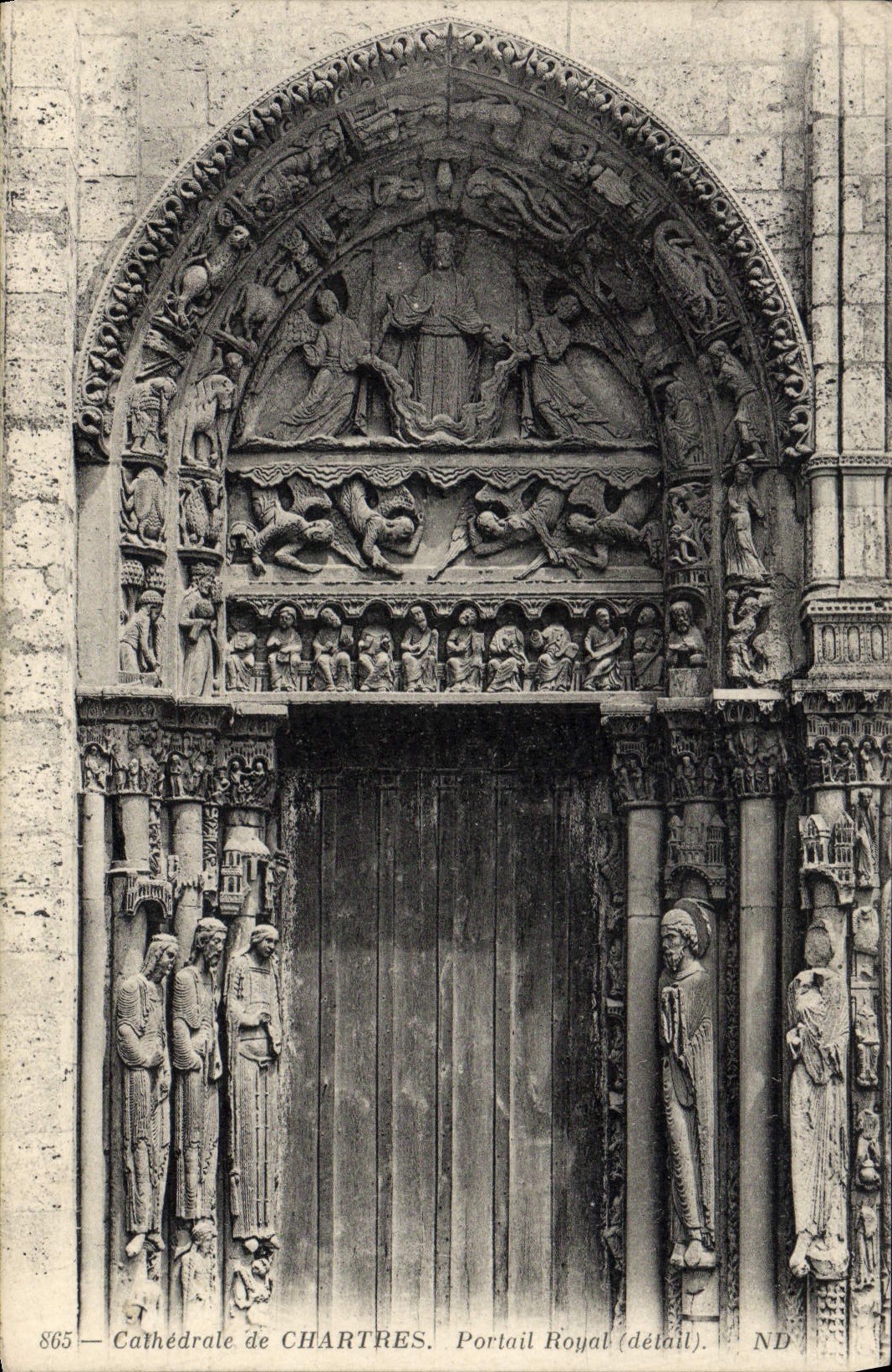 CPA Cathedrale de Chartres Portail Royal