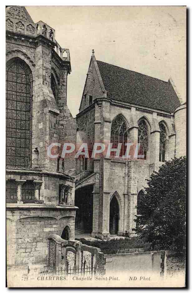 CPA Chartres Chapelle Saint Piat