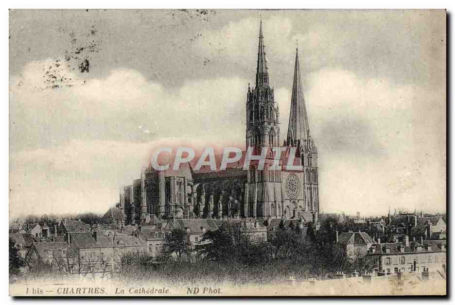 CPA Chartres La Cathedarle 
