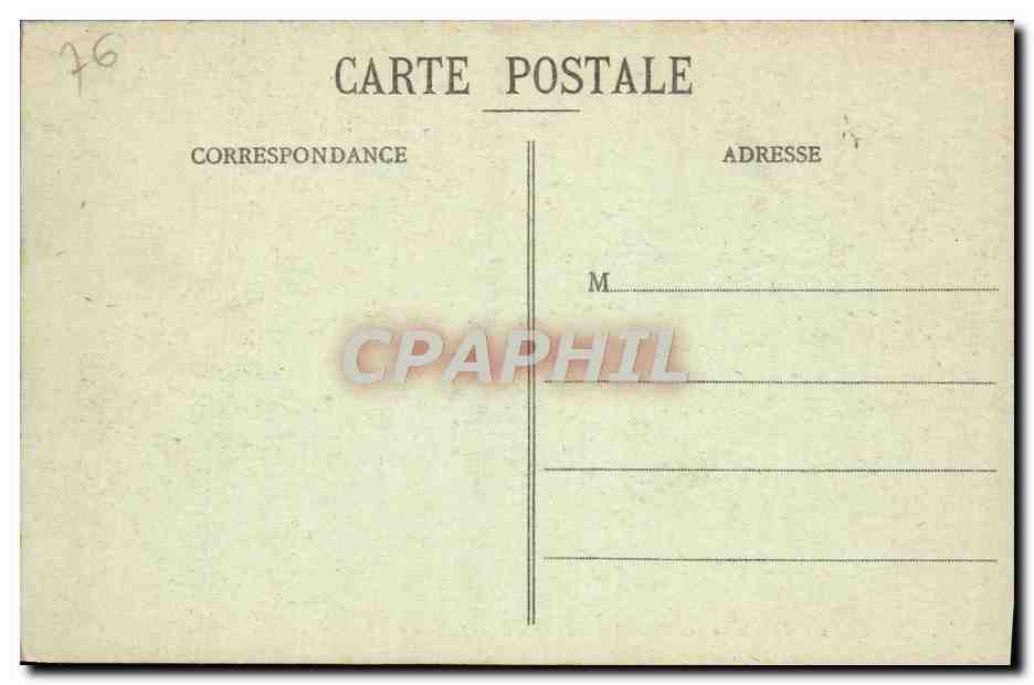 CPA Rouen Cathedrale Les 3 Portails de la Facade  — Verso