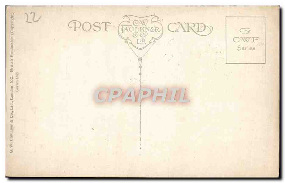 CPA La Rue de la Grosse Horloge  — Verso