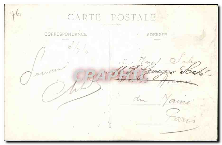 CPA Rouen Tombeau du Duc de Breze  — Verso