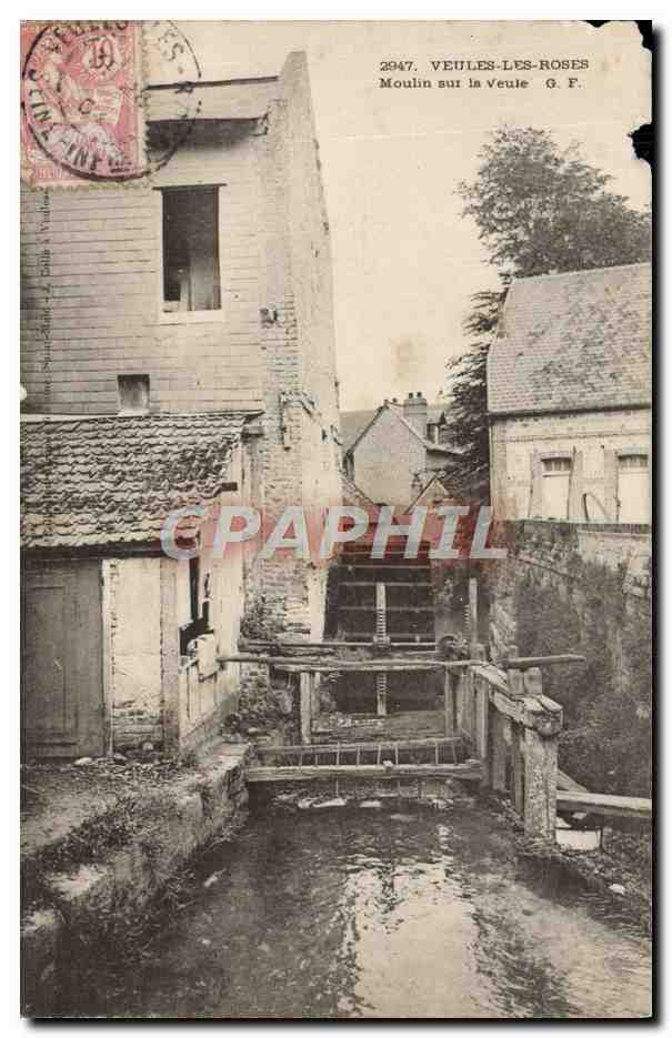 CPA Veules les Roses Moulin sur la veule 