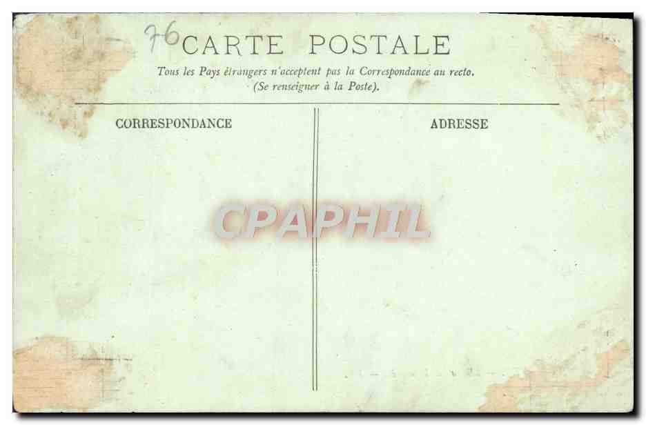 CPA Le Havre L'heure de la maree Bateaux  — Rückseite