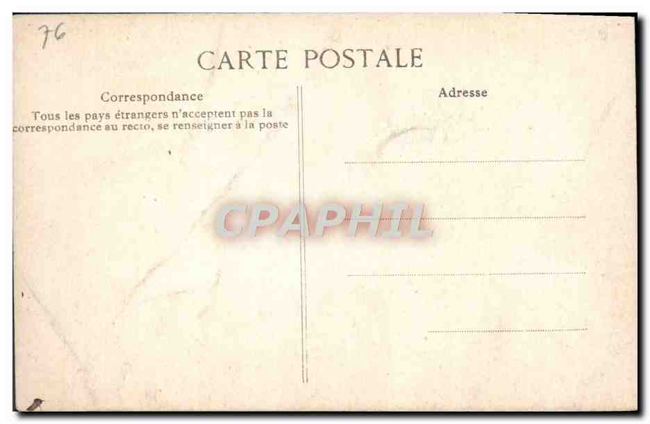 CPA Le Treport Panorama — Rückseite
