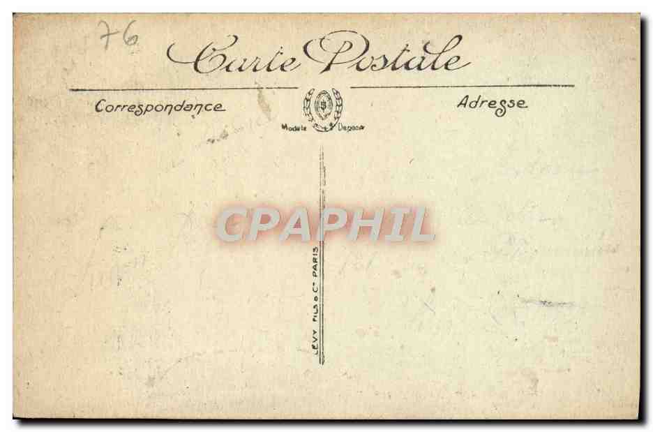 CPA La Havre L'Hotel Frascati et la Plage  — Rückseite