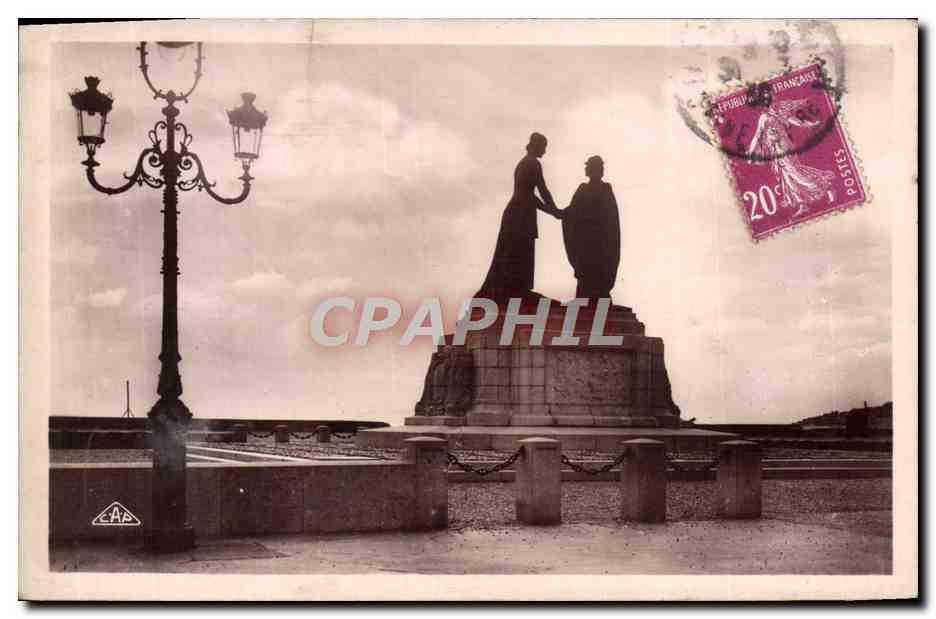 CPA Le Havre Monument de la Reconnaissance Belge 