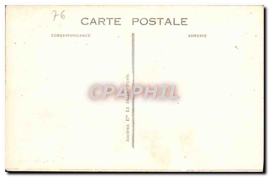 CPA Le Havre La Bourse et le Jardin  — Rückseite