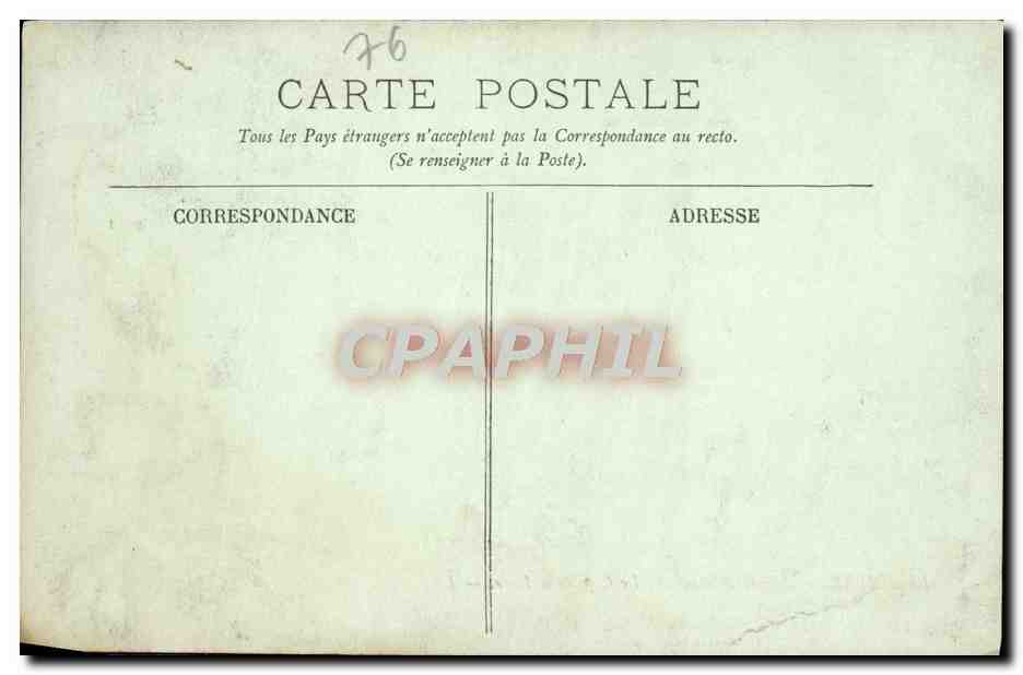 CPA Le Havre Sainte Adresse Le Cap de la Heve — Rückseite