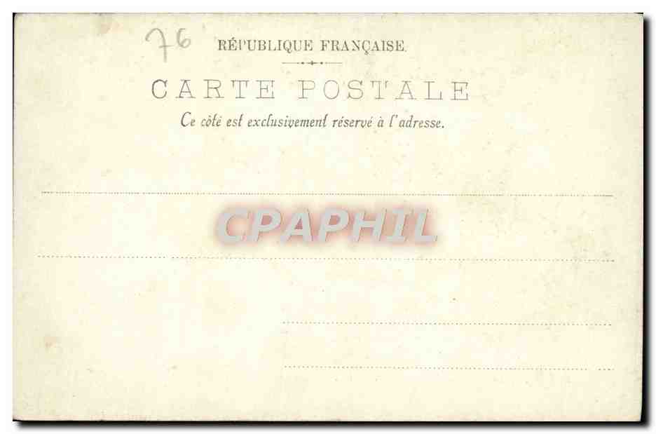 CPA Rouen La Tour de Jeanne d'Arc  — Verso