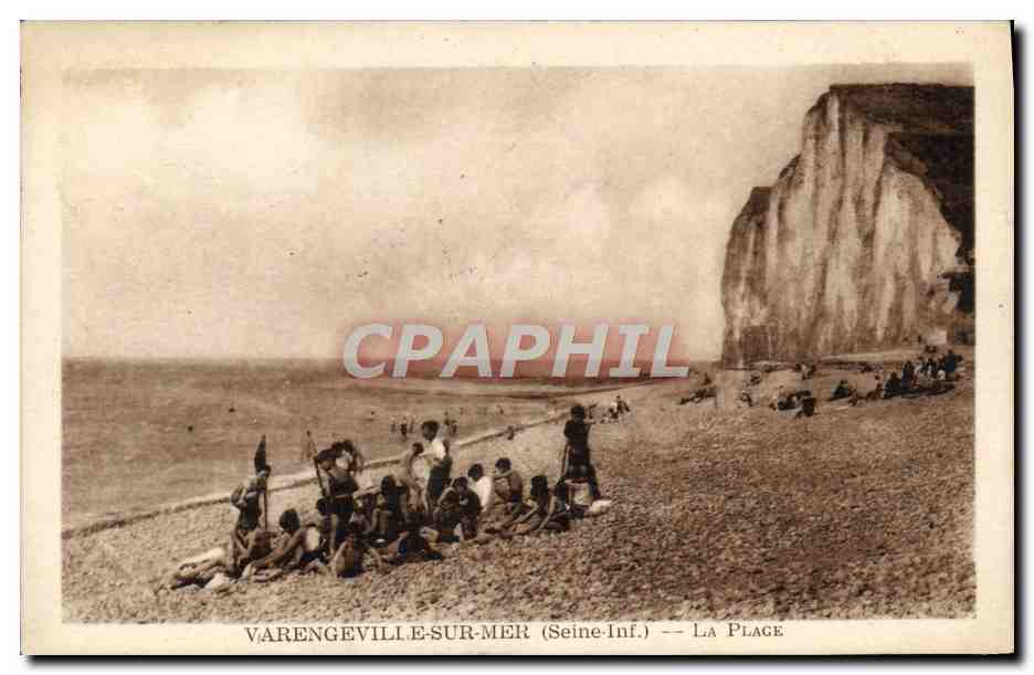 CPA Varengeville sur Mer La Plage 