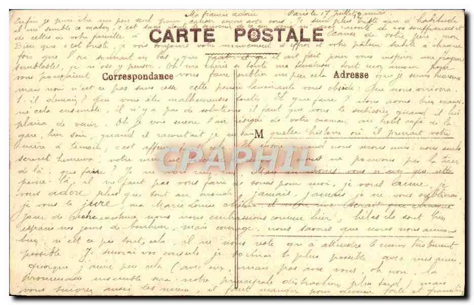 CPA Rouen Pont Transbordeur Bateau — Rückseite