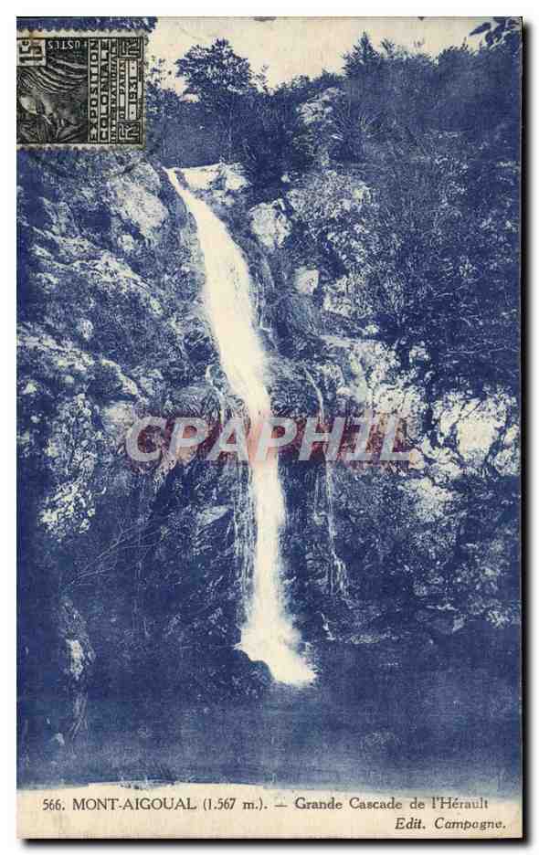 CPA Mont Aigoual Grande Cascade de l'Herault 
