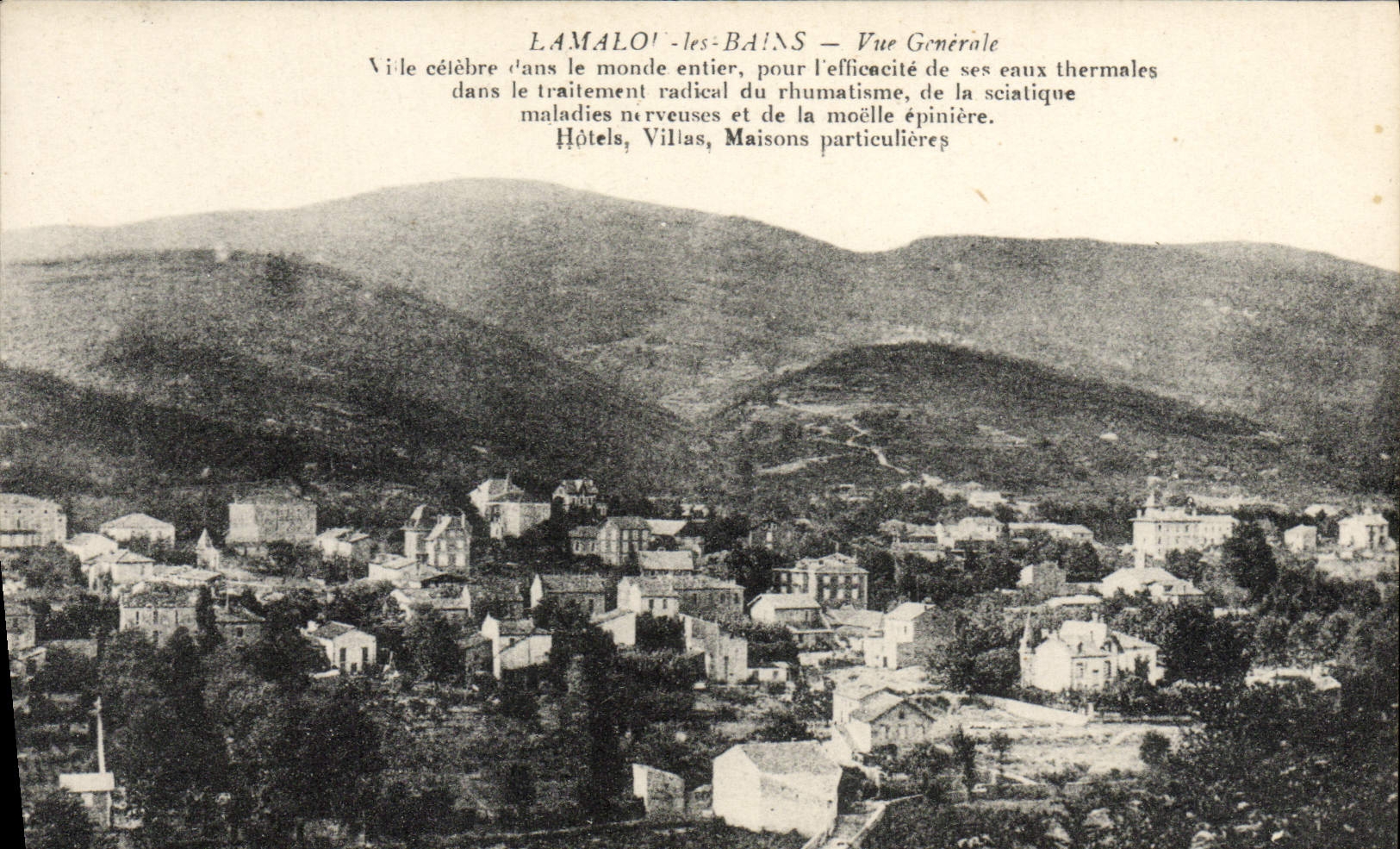 CPA Lamalou les Bains Vue Generale 