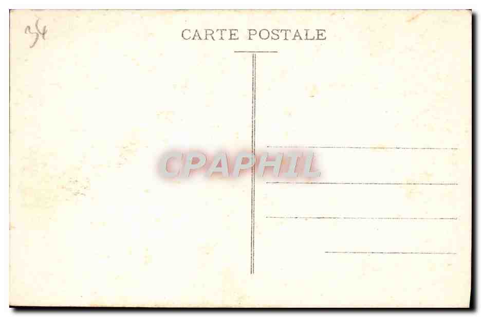 CPA Montpellier Vue generale Nord Ouest  — Rückseite