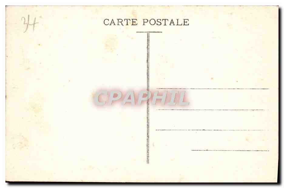 CPA Montpellier Vue gnerale du Sud Est  — Back