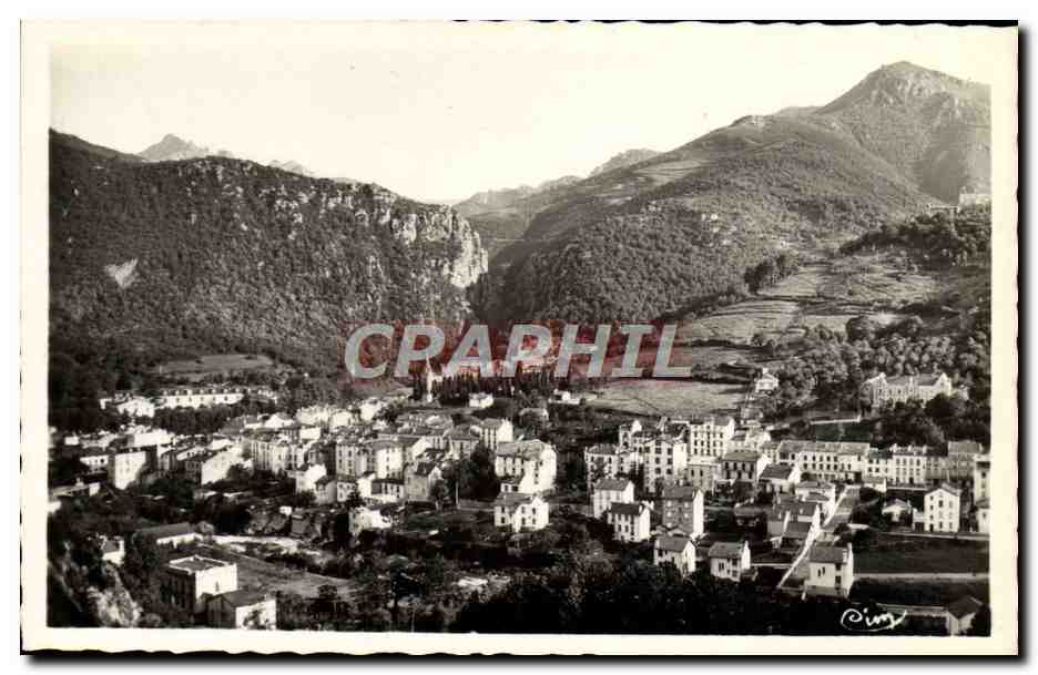 CPM Amelie les Bains La Ville dans son nid 