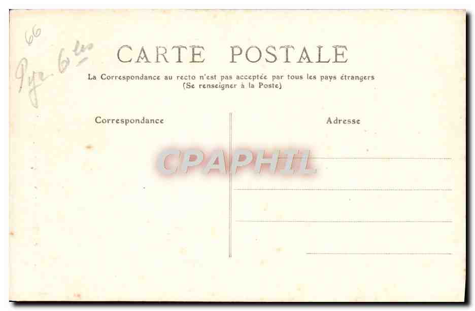 CPA Perpignan La Cathedrale Chapelle de la Vierge — Rückseite