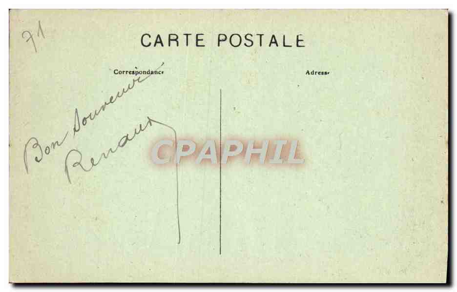 CPA Authn Antique Porte Romaine dite d'Arroux  — Rückseite